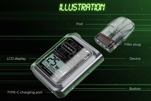 Uwell Caliburn GK3 Pod Kit