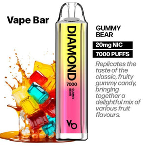 Vape Bars - Diamond 7000 20MG