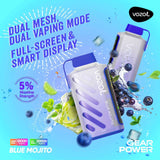 VOZOL Gear Power 20000 Puffs 50mg Dual Mode Disposable Vape