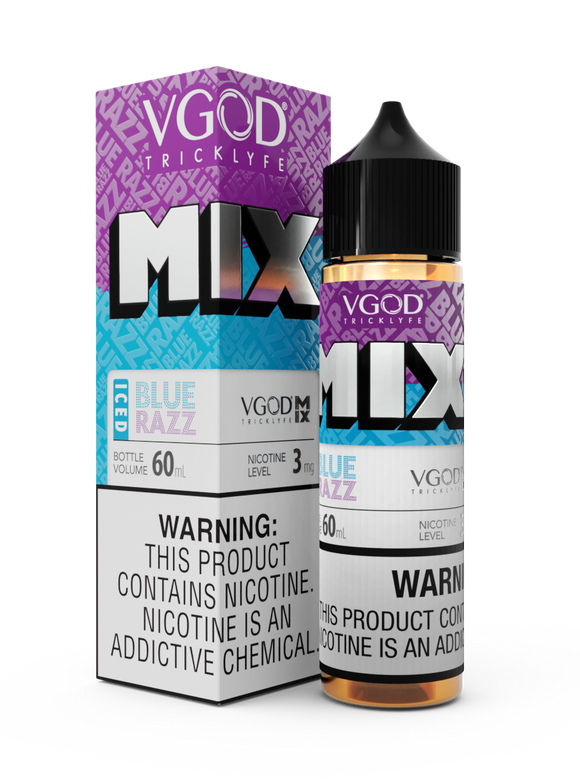 VGOD MIX Iced Blue Razz 3MG 60ML