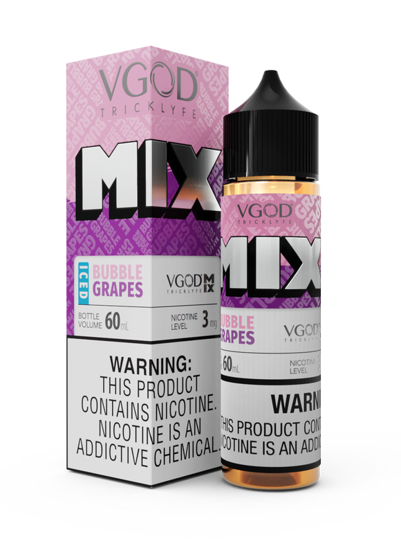 VGOD Mix Bubble Grapes Iced Free Base 3MG 60ML
