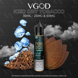 SALTNIC- VGOD ICED DRY TOBACCO