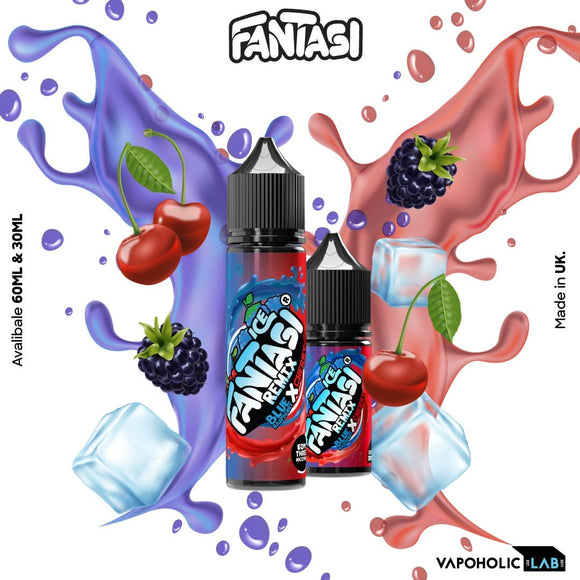 Ice Fantasi Blue Raspberry x Cherry Ice Saltnic by VapoholicLab