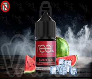 LUSH ICE - REAL VAPE LIQUIDS SALTNIC 30ML