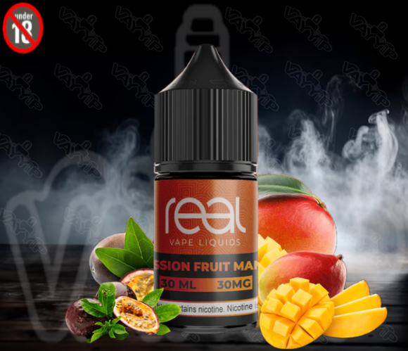 PASSIONFRUIT MANGO - REAL VAPE LIQUIDS SALTNIC 30ML