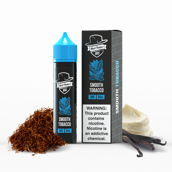 Mad Hatter - Smooth tobacco  3mg/60ml