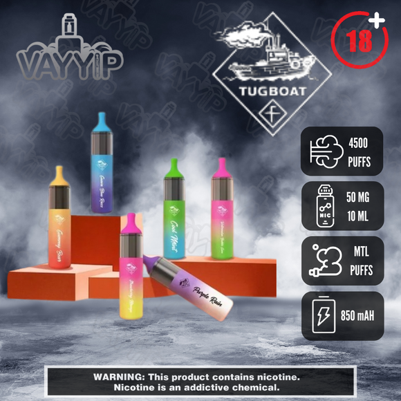 Tugboat Evo 4500 Puffs Disposable Vape