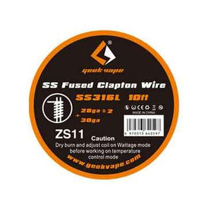 Geekvape SS Fused Clapton Wire ZS11