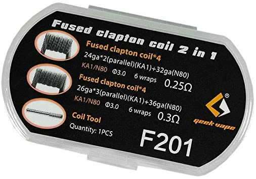 GEEKVAPE F201 Fused Clapton Coil 2 in 1