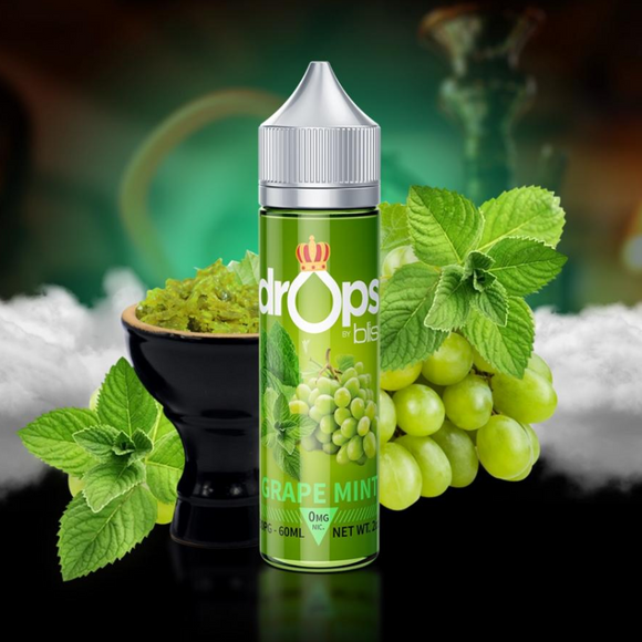 Drops By Blis Grape Mint(Shisha)-60ml - VAYYIP