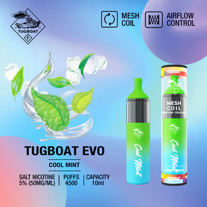 Tugboat Evo 4500 Puffs Disposable Vape