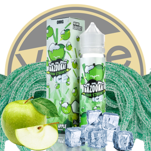 BAZOOKA VAPE -  ICE APPLE SOUR STRAWS - 60ml - VAYYIP