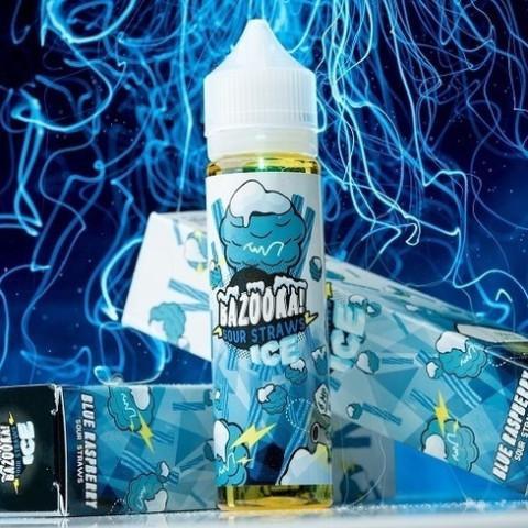 BAZOOKA VAPE - BLUE RASPBERRY SOUR STRAWS ON ICE - 60ml - VAYYIP