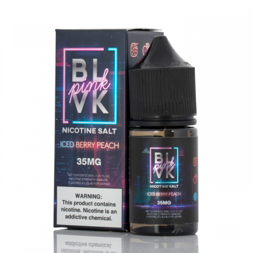 BLVK PINK SERIES - ICED BERRY PEACH SALT 30ML