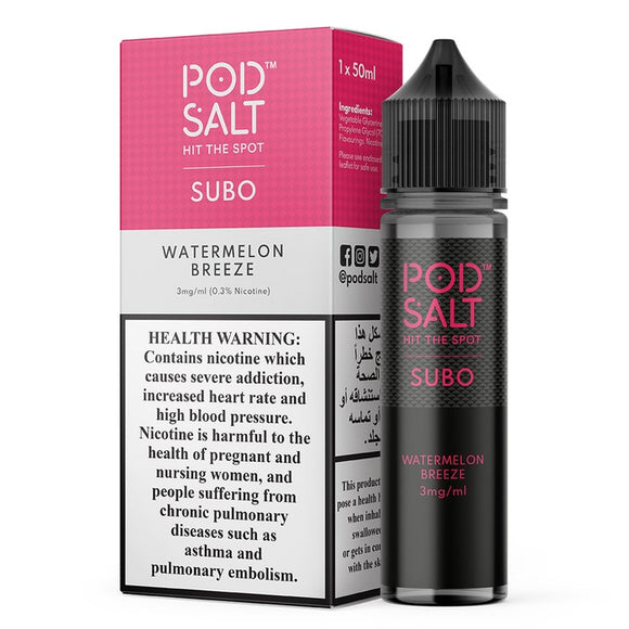 POD SALT SUBO - WATERMELON BREEZE 50ML (UAE)