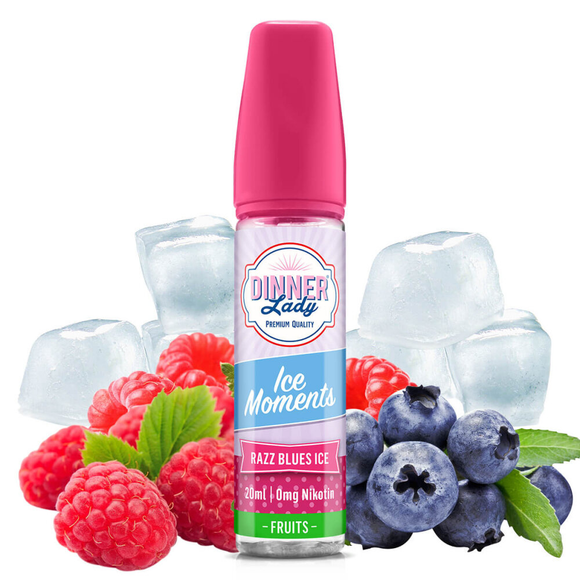 Dinner Lady Ice Moments Razz Blues Ice 3mg 60ml