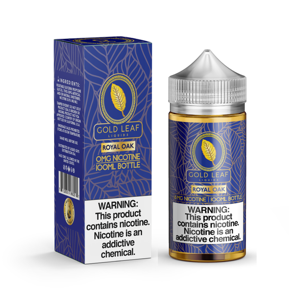 GOLD LEAF LIQUIDS –  Royal Oak 100ml